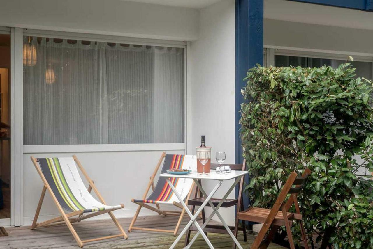 Apartamento Bayonne Et Anglet A Pied - Terrasse Bois Privative Exterior foto